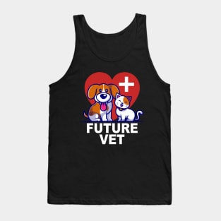 Future Vet, Future Veterinarian Vet Tech Vet Major Veterinary School Tank Top